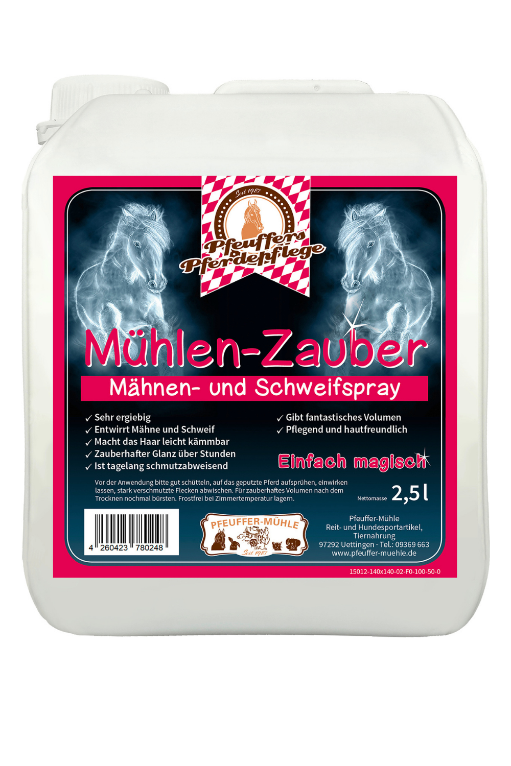 Pfeuffers Mühlenzauber Mähnenspray – Schweifspray