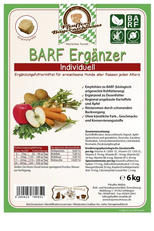Pfeuffers Bayernschmaus BARF Ergänzer
