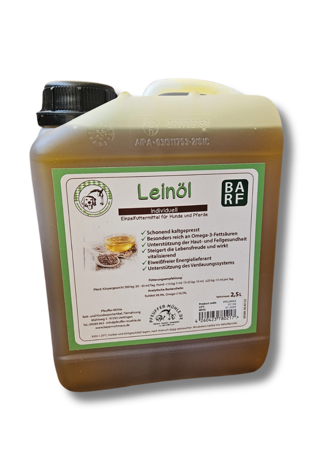 Pfeuffers Bayernschmaus Leinöl Individuell