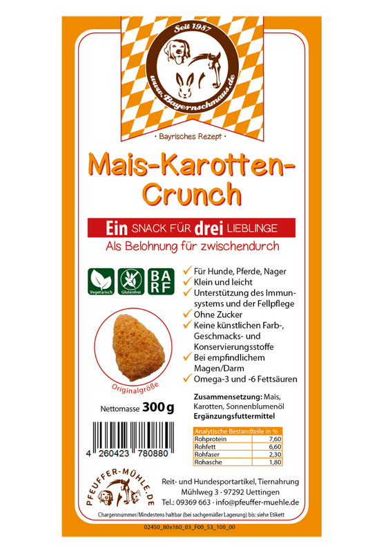 Pfeuffers Bayernschmaus Mais Karotten Crunch