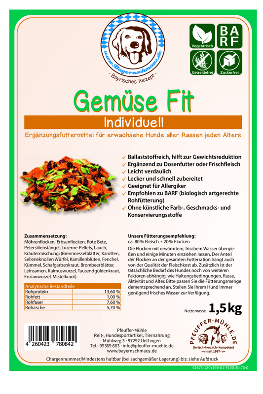 Pfeuffers Gemüse Fit Flocke