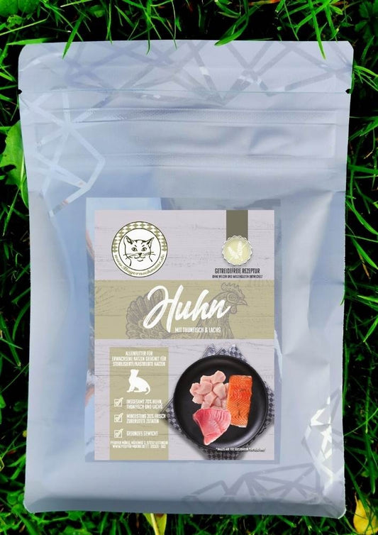 Pfeuffers Bayernschmaus Katzenfutter Huhn mit Thunfisch & Lachs  (auch für sterilisierte Katzen)