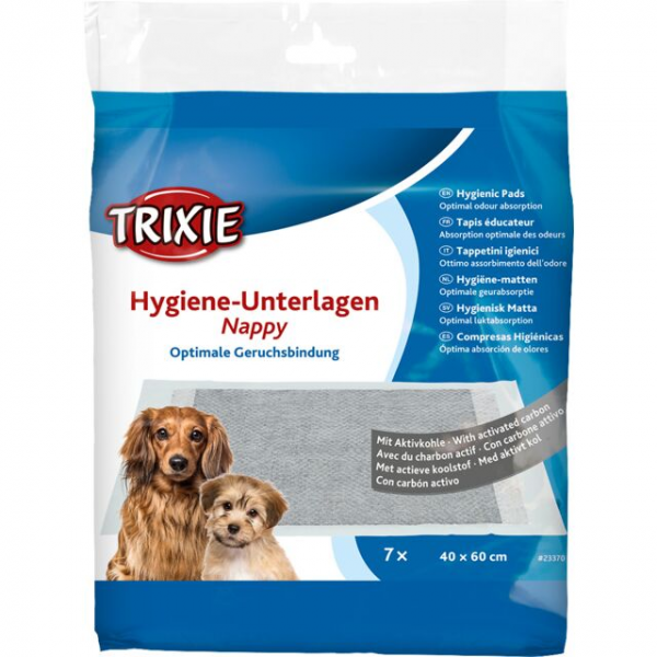 Hygiene-Unterlage Nappy mit Aktivkohle 40×60cm 7St