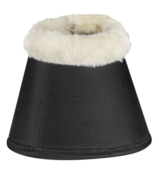 Hufglocke Comfort Fur, Paar schwarz/natur XL