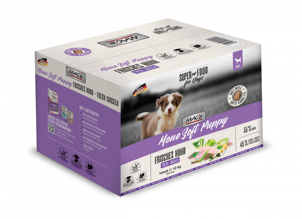 MACs Dog Mono Soft Puppy - Frisches Huhn 4Kg