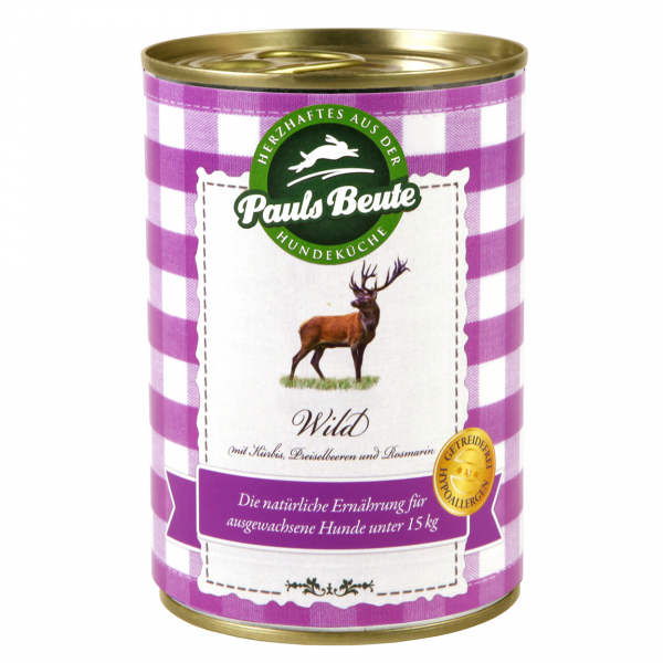 Pauls Beute Wild 400g Mono, getreidefrei