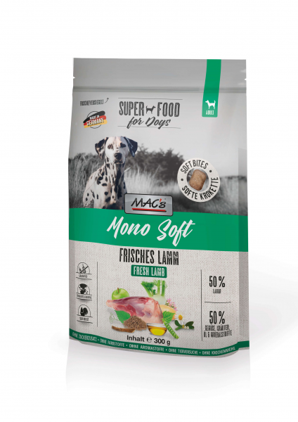 MAC''s DOG Mono Soft - Frisches Lamm 300g