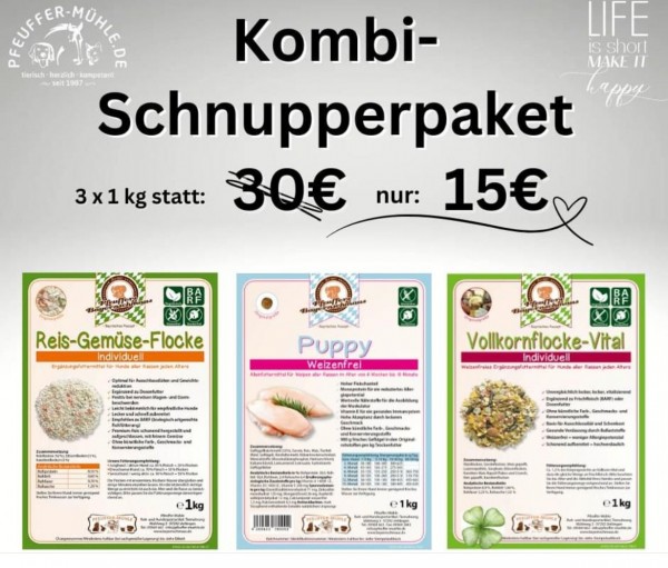 Pfeuffers Bayernschmaus Kombi-Schnupperpaket 3x1kg