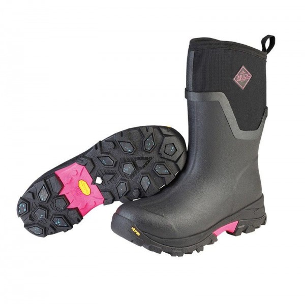 Muckboot Arctic ICE Mid AG Female schwarz/pink 41