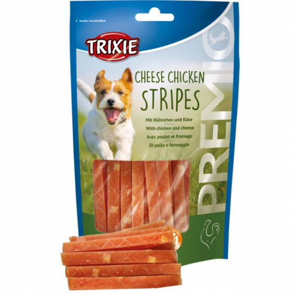 TRIXIE PREMIO Cheese Chicken Stripes, 100 g