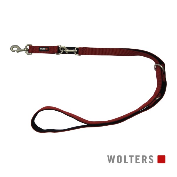 WOLTERS Leine Professional 200x15 rot/schwarz