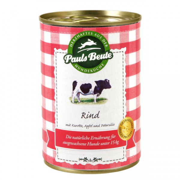 Pauls Beute Rind 400g Mono, getreidefrei