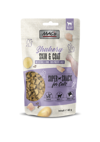 MAC''s Shakery Snacks Skin and Coat 60g