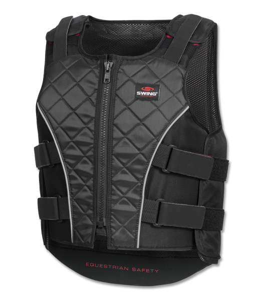 Swing Bodyprotector P19 mit RVschwarz/grau Kind S