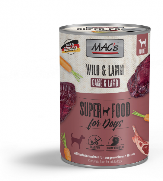 MAC´s Dog Wild & Lamm 400 g